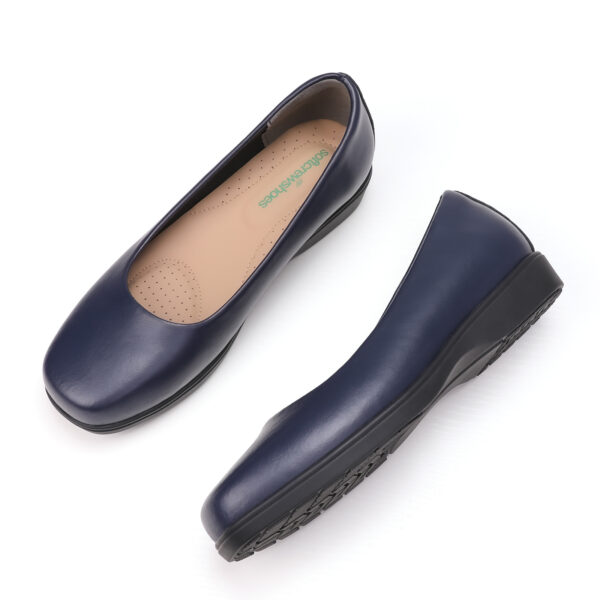 2 Softcrewshoes Orthopedic 2.0 Evolution, cabin Shoes with Memory Cloud foam Cushion Comfy- (Navy Blue )