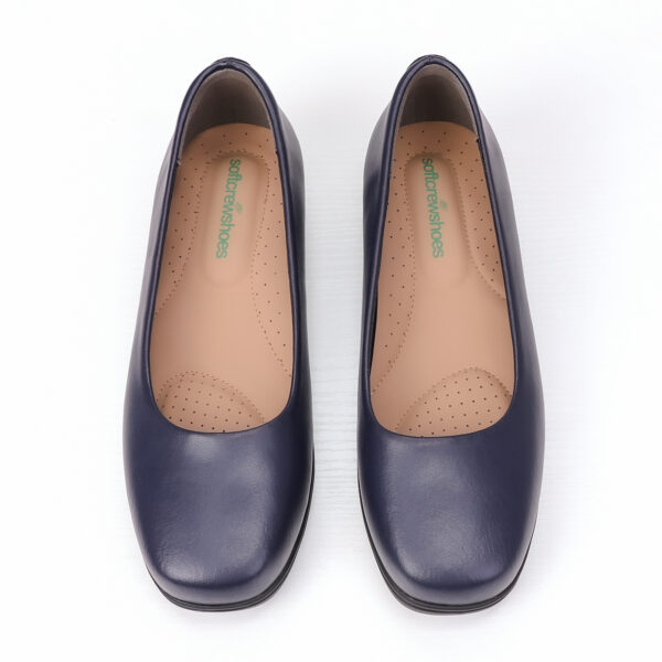 466A9156 Softcrewshoes Orthopedic 2.0 Evolution, cabin Shoes with Memory Cloud foam Cushion Comfy- (Navy Blue )