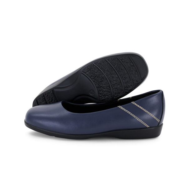 Yumi 2_6 (1) Yumi Orthopedic cabin Shoes with Memory Cloud foam Cushion Comfy- Navy Blue