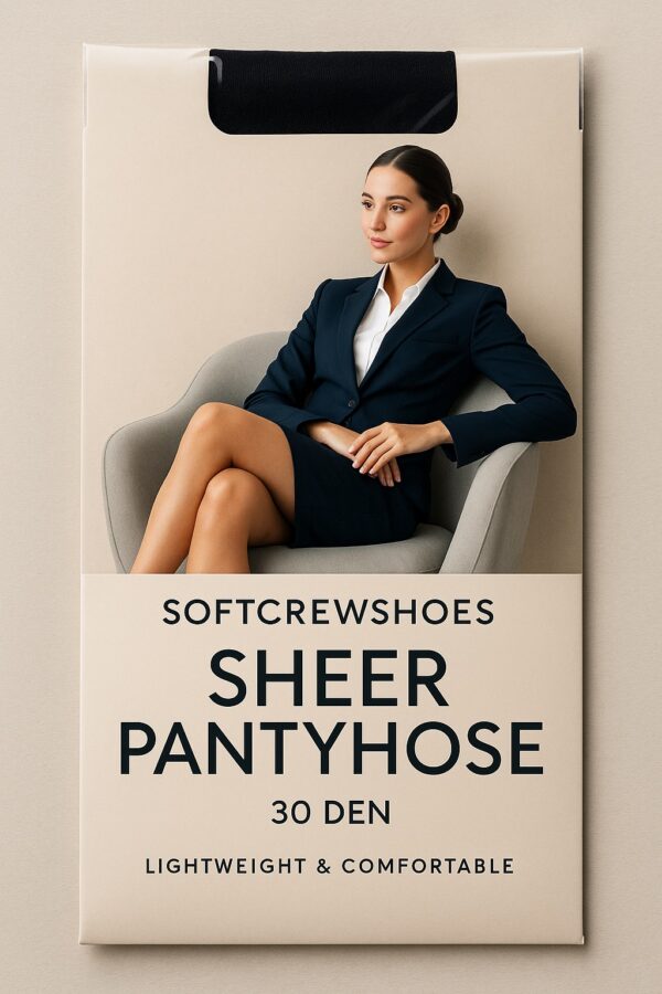 ChatGPT Image Jun 29_ 2025_ 05_38_33 PM Pack of 2 SoftCrewShoes Medical Compression Tights – Pack of 2 (One Size, 30 Den) | Stockings for Leg Fatigue, Circulation & Daily Comfor (Beige, Medium)