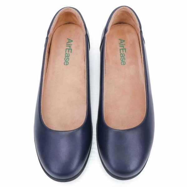 c3a171e5d69955a0f05729dd8df317fa Yumi AirEase Ballet flats women soft leather shoes Navy Blue (New)