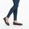 1 (1) Yumi AirEase Ballet flats women soft leather shoes Navy Blue