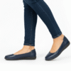 1 (11) Yumi AirEase Ballet flats women soft leather shoes Navy Blue
