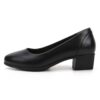 2 yumi Serena Women's Pointed Toe Pumps – Soft Cushioned Comfort & Elegant 4 cm Heels (black )