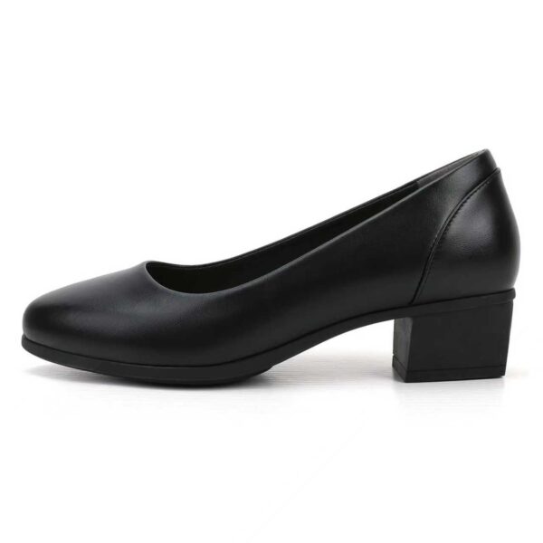 2 yumi Serena Women's Pointed Toe Pumps – Soft Cushioned Comfort & Elegant 4 cm Heels (black )