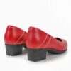 3 yumi Serena Women's Pointed Toe Pumps – Soft Cushioned Comfort & Elegant 4 cm Heels (Scarlet Red )