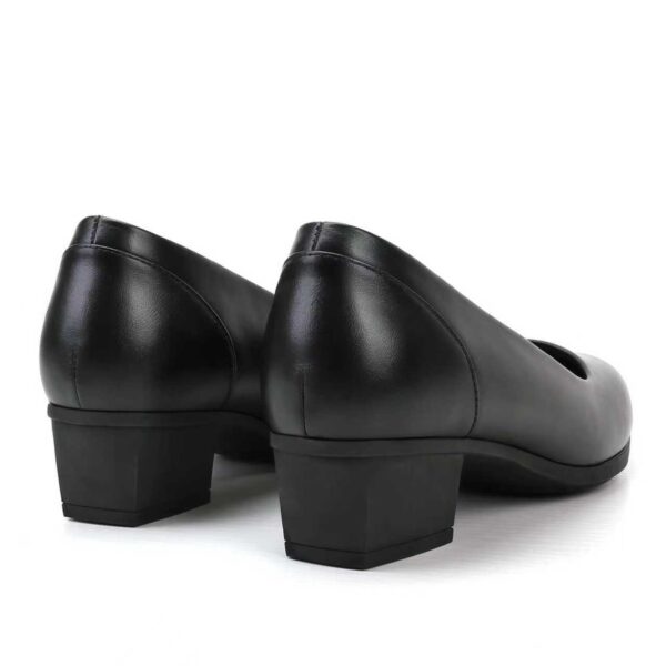 4 yumi Serena Women's Pointed Toe Pumps – Soft Cushioned Comfort & Elegant 4 cm Heels (black )