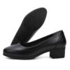6 yumi Serena Women's Pointed Toe Pumps – Soft Cushioned Comfort & Elegant 4 cm Heels (black )