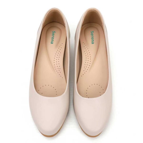 7791b1dbd32e2a2fac73cf3b9c999f5a yumi Serena Women's Pointed Toe Pumps – Soft Cushioned Comfort & Elegant 4 cm Heels (Creme White)