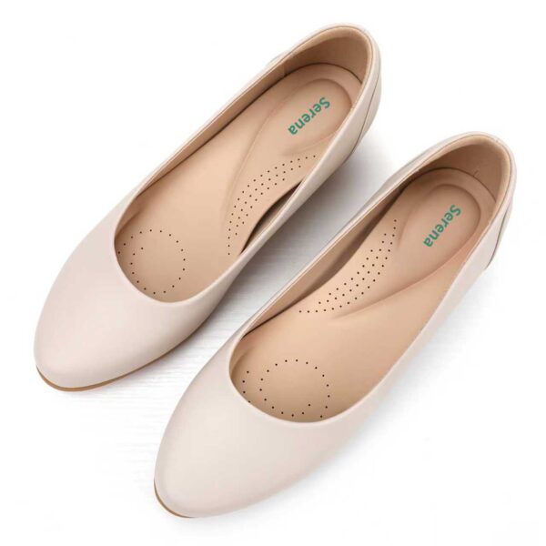 91f749eaf528b85f9b55b2ef2c995e02 yumi Serena Women's Pointed Toe Pumps – Soft Cushioned Comfort & Elegant 4 cm Heels (Creme White)