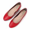 yumi Serena Women's Pointed Toe Pumps – Soft Cushioned Comfort & Elegant 4 cm Heels  (Scarlet Red )